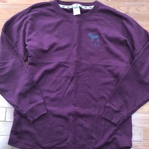 Maroon long sleeved. Great condition.